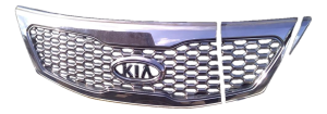 2011-2013 Kia Sorento Chrome Chrome Surround Hex Mesh Grille (Used OEM)