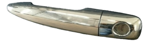 2008-2014 Subaru Tribeca Chrome Chrome Exterior Door Handle - Front, Left (Driver) (Used OEM)