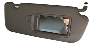 2017-2018 Kia Forte Black Sun Visor without Sunroof - Right (Passenger) (Used OEM)