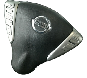 2013-2019 Nissan Sentra Black Steering Wheel Air Bag - Left (Driver) (Used OEM)