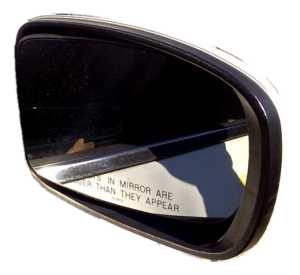 2011-2014 Chrysler 200 White Power Door/Side View Mirror - Right (Passenger) (Used OEM)