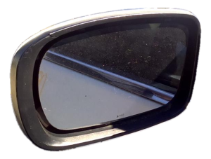 2011-2014 Chrysler 200 White Power Door/Side View Mirror - Left (Driver) (Used OEM)