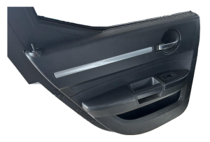 2006-2010 Dodge Charger Black Door Interior Trim Panel - Rear, Left (Driver) (Used OEM)