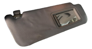 2012-2017 Toyota Camry Gray Sun Visor with Sunroof and Illuminated Vanity Mirror - Right (Passenger) (Used OEM)