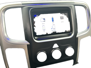 2019-2022 Ram 1500 Classic Radio and AC Control Instrument Panel Bezel (Used OEM)