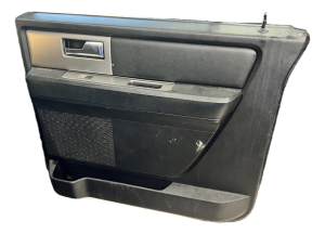 2015-2017 Lincoln Navigator Black Door Interior Trim Panel - Rear, Right (Passenger) (Used OEM)