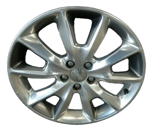 2014-2016 Jeep Cherokee 18x7 5-V Spoke Painted Hyper Silver Alloy Wheel (Used OEM)