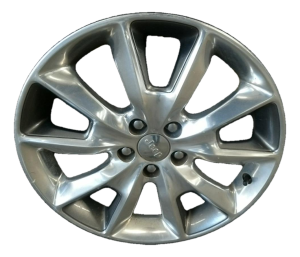 2014-2016 Jeep Cherokee 18x7 5-V Spoke Painted Hyper Silver Alloy Wheel (Used OEM)