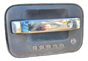 2009-2014 Ford F-150 Black Exterior Door Handle - Front, Left (Driver) (Used OEM)