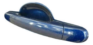2013-2019 Ford Police Interceptor Sedan Blue Exterior Door Handle - Rear, Left (Driver) (Used OEM)
