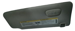 2015 Chrysler 200 Tan Sun Visor with Illuminated Vanity Mirror and Garage Door Opener - Left (Driver) (Used OEM)