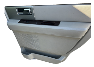 2007-2014 Lincoln Navigator Tan Door Interior Trim Panel - Rear, Right (Passenger) (Used OEM)