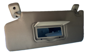 2009-2010 Ford F-150 Brown Sun Visor with Vanity Mirror - Left (Driver) (Used OEM)