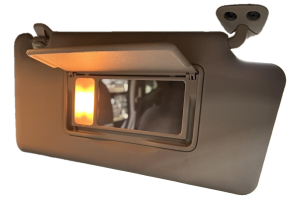 2014-2015 Nissan Rogue Select Gray Sun Visor without Illumination - Right (Passenger) (Used OEM)