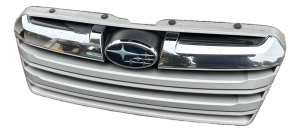 2013-2014 Subaru Legacy Maroon Upper Grille with Chrome Bar (Used OEM)