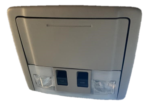 2009-2012 Ford Flex Tan Floor Console Panel for Models with Sunroof (Used OEM)