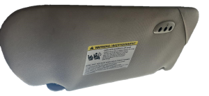 2009-2012 Ford Flex Tan Sun Visor with HomeLink - Left (Driver) (Used OEM)