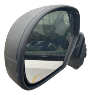  Chevrolet Silverado 3500 White Manual Door/Side View Mirror - Left (Driver) (Used OEM)
