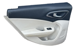 2015-2017 Chrysler 200 Tan Door Interior Trim Panel - Rear, Left (Driver) (Used OEM)