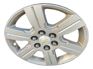 2007-2012 GMC Acadia Silver 18x7.5 Machined Silver Alloy Wheel (Used OEM)
