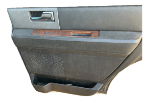 2007-2014 Lincoln Navigator Black Door Interior Trim Panel - Rear, Right (Passenger) (Used OEM)