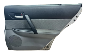 2003-2008 Mazda 6 Gray Door Interior Trim Panel - Rear, Right (Passenger) (Used OEM)