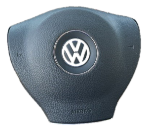 2012-2015 Volkswagen Passat Tan Steering Wheel Air Bag - Left (Driver) (Used OEM)