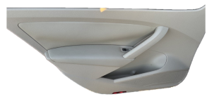 2012-2019 Volkswagen Passat Tan Door Interior Trim Panel - Rear, Left (Driver) (Used OEM)