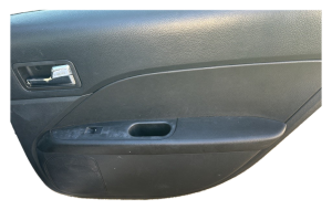 2007-2009 Lincoln MKZ Black Door Interior Trim Panel - Rear, Right (Passenger) (Used OEM)