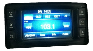 OEM AM-FM XM Satellite Radio Receiver with Display for 2016 Chrysler 200 (OEM)