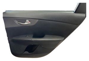 2019-2024 Kia Forte Black Door Interior Trim Panel with Power Windows and Locks - Rear, Right (Passenger) (Used OEM)