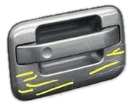 2007-2014 Ford F-150 Gray Exterior Door Handle Assembly - Right (Passenger) (Used OEM)