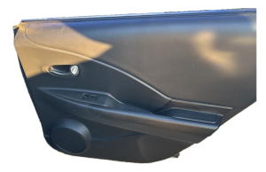 2002-2006 Nissan Altima Black Door Interior Trim Panel - Rear, Right (Passenger) (Used OEM)