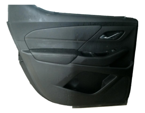 2018-2024 Buick Enclave Black Door Interior Trim Panel with Power Windows and Locks - Rear, Left (Driver) (Used OEM)