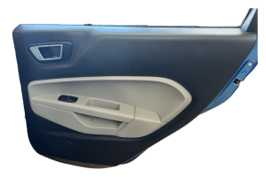 2014-2019 Ford Fiesta Gray Door Interior Trim Panel - Rear, Right (Passenger) (Used OEM)