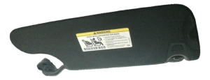 2018-2023 Dodge Challenger Black Illuminated Sun Visor - Left (Driver) (Used OEM)