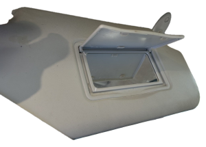 2012-2013 Ford Focus Tan Sun Visor without Illuminated Vanity Mirror - Right (Passenger) (Used OEM)