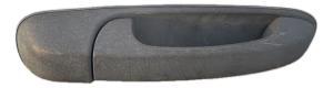 2003-2007 Jeep Liberty Silver Exterior Door Handle without Lock Hole - Front, Right (Passenger) (Used OEM)