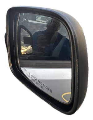 2002-2007 Jeep Liberty Silver Power Door/Side View Mirror - Right (Passenger) (Used OEM)
