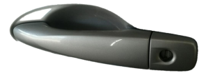 2020-2025 Nissan Versa Silver Exterior Door Handle - Front, Left (Driver) (Used OEM)