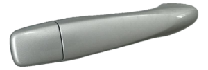 2020-2025 Nissan Versa Silver Exterior Door Handle - Rear, Right (Passenger) (Used OEM)