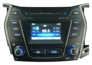 2013-2016 Hyundai Santa Fe Sport Radio Receiver with 4.3-Inch Touchscreen (Used OEM)