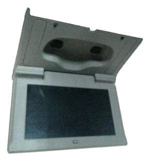 2017-2020 GMC Yukon XL Tan Roof Mounted Front Entertainment Display Screen (Used OEM)