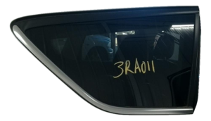 2018-2019 Ford Escape Rear Door Quarter Glass with Chrome Trim and Privacy Tint - Right (Passenger) (Used OEM)