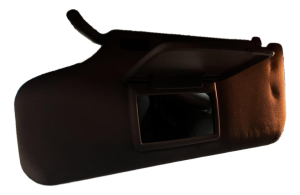 2011-2014 Ford Edge Black Sun Visor without Lamp - Left (Driver) (Used OEM)