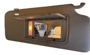 2010-2011 Honda CR-V Gray Illuminated Vanity Mirror Sun Visor - Right (Passenger) (Used OEM)
