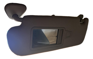 2011-2016 Kia Optima Tan Illuminated Sun Visor with Panoramic Roof - Left (Driver) (Used OEM)