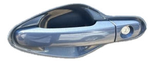 2010-2017 Chevrolet Equinox Blue Exterior Door Handle Assembly - Front, Left (Driver) (Used OEM)