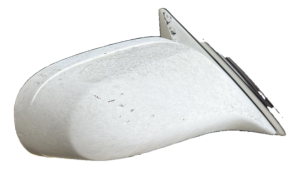 2000-2002 Mazda 626 White Power Door/Side View Mirror - Right (Passenger) (Used OEM)