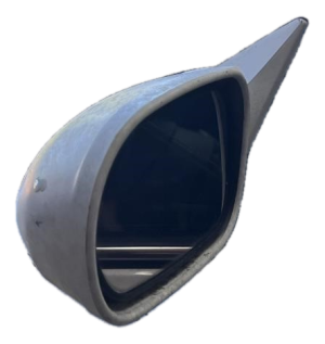 2000-2002 Mazda 626 White Power Door/Side View Mirror - Left (Driver) (Used OEM)